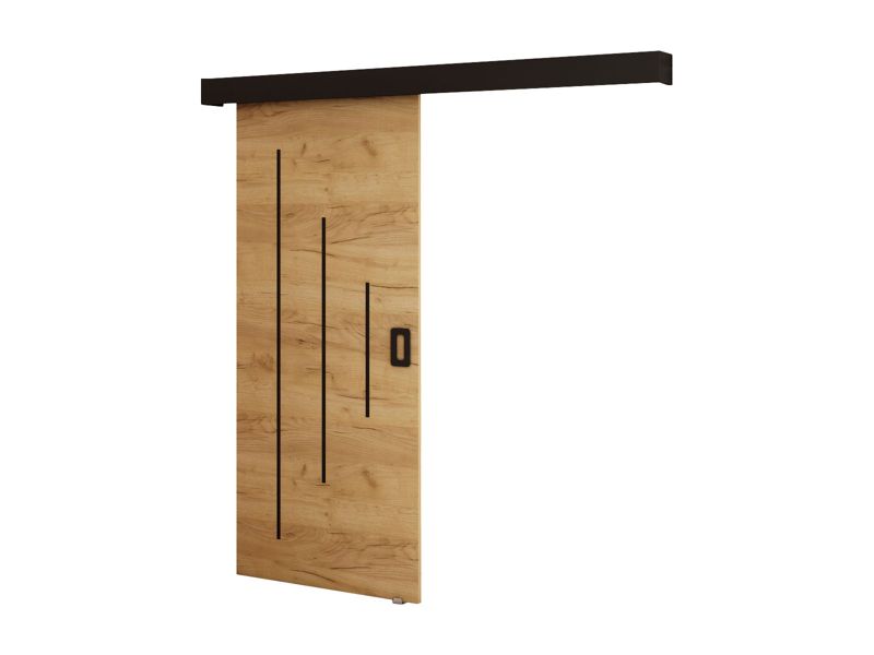 Drzwi przesuwne Beni Y 90x204 dąb craft 1 szt.
