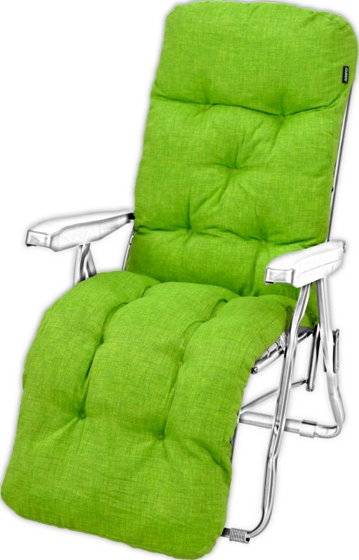 Poduszka na leżak z podnóżkiem AMPO gruba jasny zielony 1 szt.