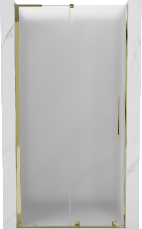Drzwi prysznicowe Mexen Velar L złote szron 90x200 cm 1 szt.