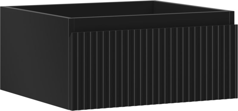 Szafka łazienkowa podumywalkowa Mexen Rivel czarna mat 50 cm 1 szuflada 1 szt.