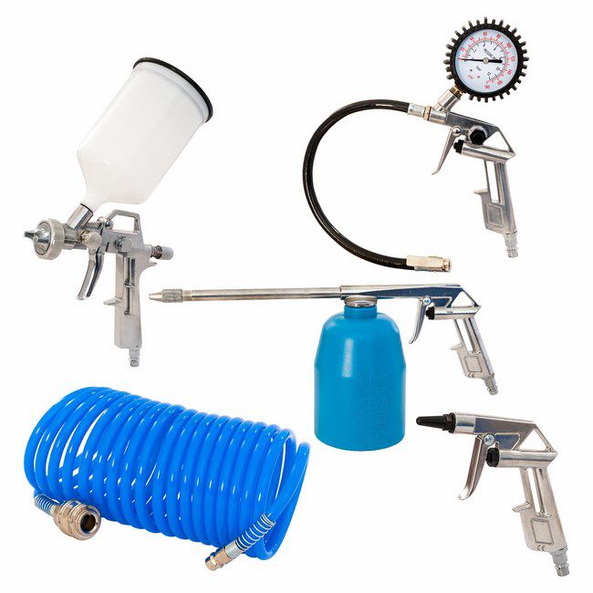 Zestaw 5 akcesoriów pneumatycznych do sprężarek Airpress