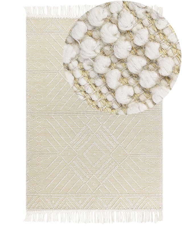 Dywan wełniany 160 x 230 cm beżowy Mavikent 1 szt.