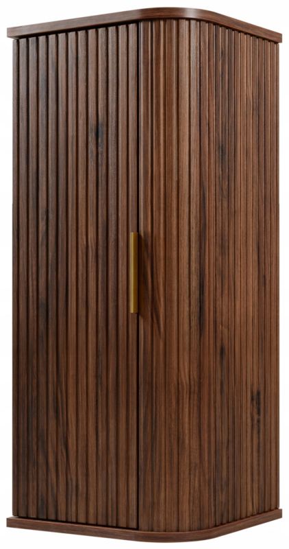 Słupek łazienkowy Furnidea 35x79 cm dąb orzech ryflowany Glamour 1 szt.