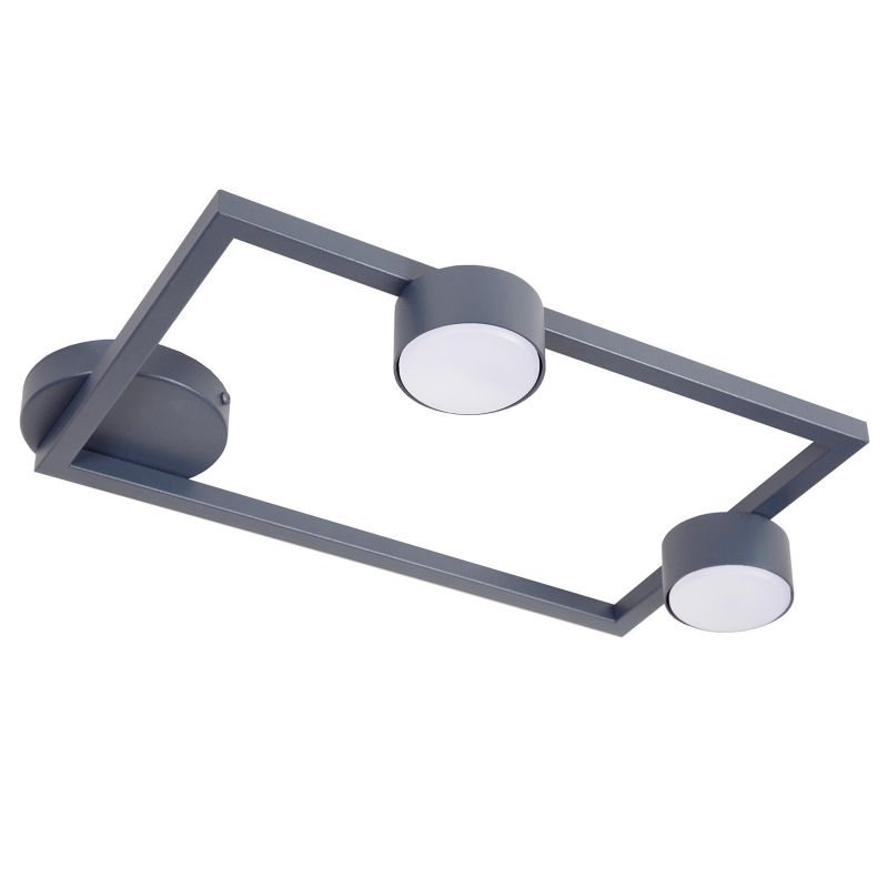 Spot sufitowy Sigma Lighting Frame grafitowy 2 x GX53 x IP20 wym: 7,7 x 48 x 31 cm - 1 szt.