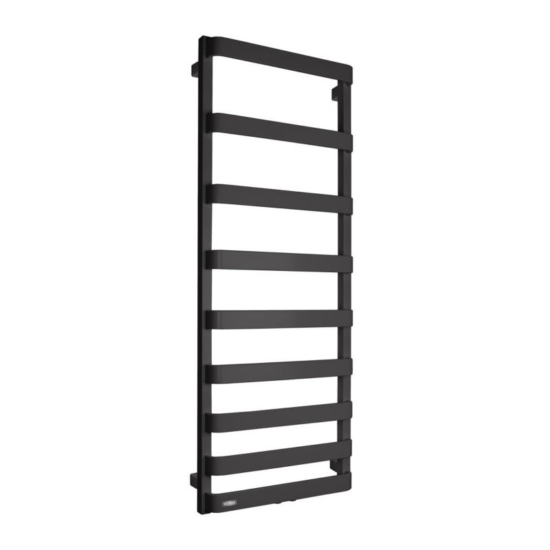 Grzejnik łazienkowy Oltens Varme 129,5x50 cm czarny mat drabinkowy 491W 1 szt.