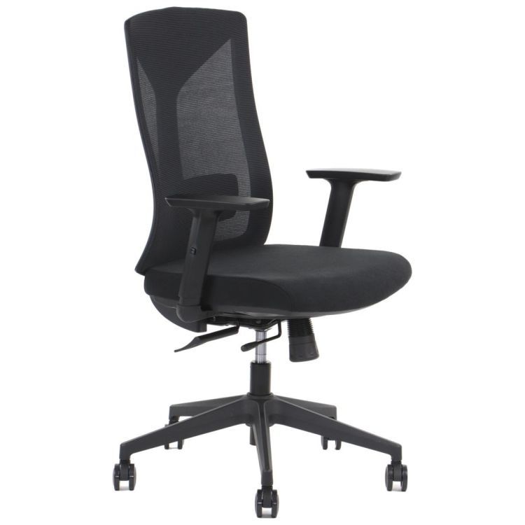 Fotel biurowy Stema HAGER czarny 1 szt.