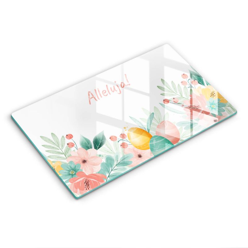 Szklana deska do krojenia Wallfluent 30x52 cm Motyw Świąteczny Alleluja 1 szt.