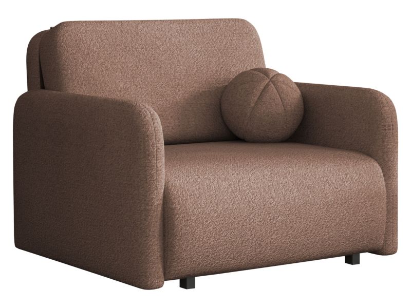 Kanapa rozkładana MIRJAN 24 Viva Sun I bukla brudny róż 1 szt.