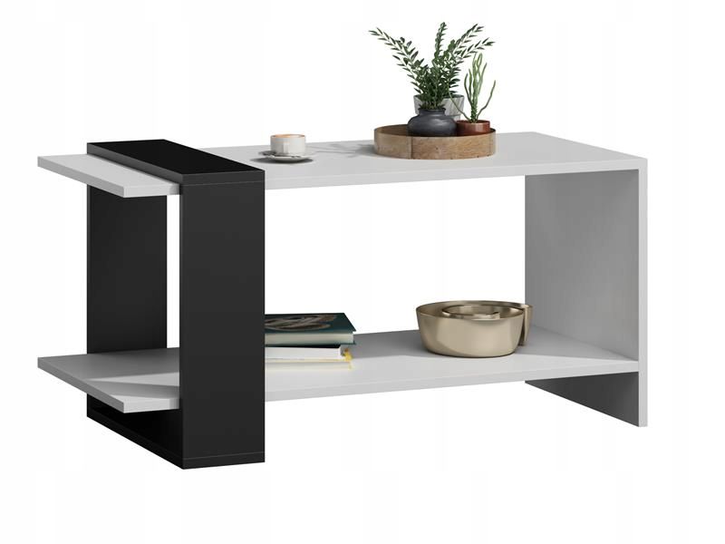 Ława Matkam stolik WIKA 100 cm Per biało-czarny 1 szt.