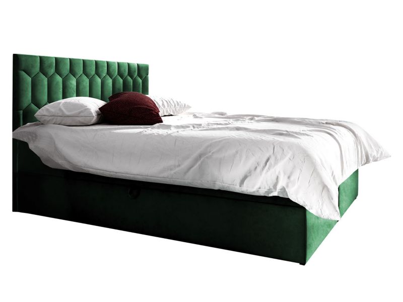 Łóżko kontynentalne MIRJAN 24 Top M24 140x200 wojskowa zieleń 1 szt.