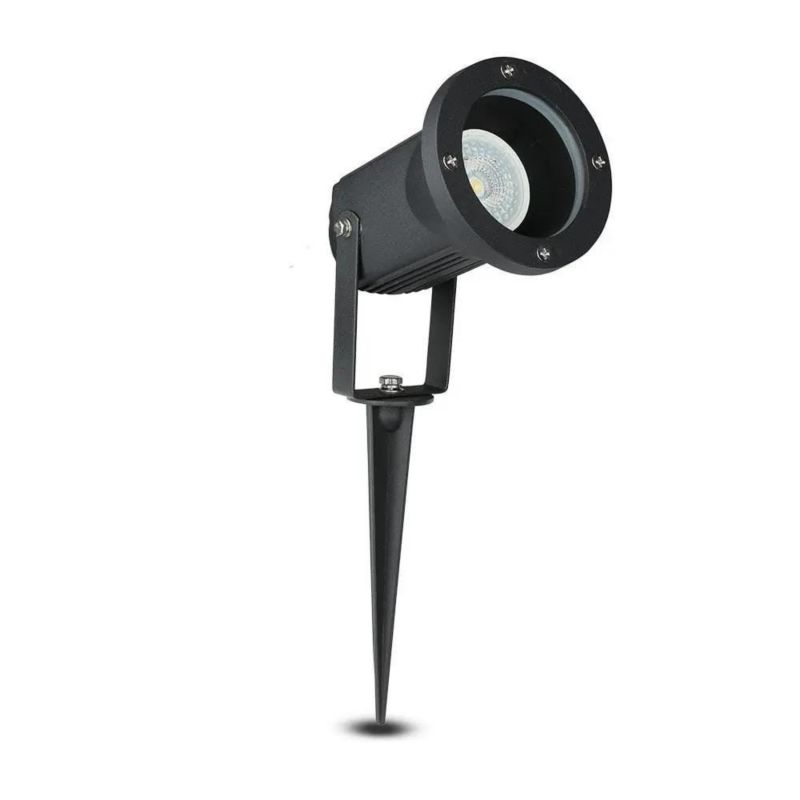 Lampa gruntowa wbijana V-TAC 769 czarno-ciemnogranatowa 1 x GU10 x IP44 wym: 9,5 x 9,5 x 33,5 cm - 1 szt.