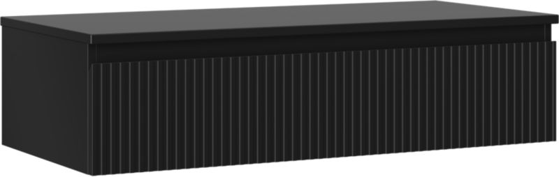 Szafka łazienkowa podumywalkowa Mexen Rivel czarny mat 100 cm 1 szuflada 1 szt.