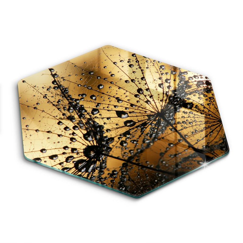 Szklana deska do krojenia Wallfluent h40 cm Rosa i dmuchawce 1 szt.