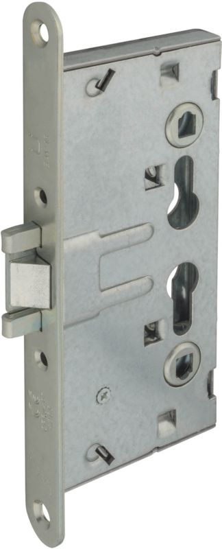 Zamek wpuszczany 72 x 65 mm na wkładkę 2-bębenkowy
