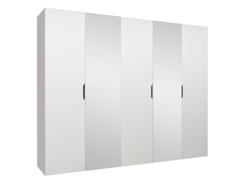 Szafa MIRJAN 24 Malaga 250 z lustrem biały 1 szt.