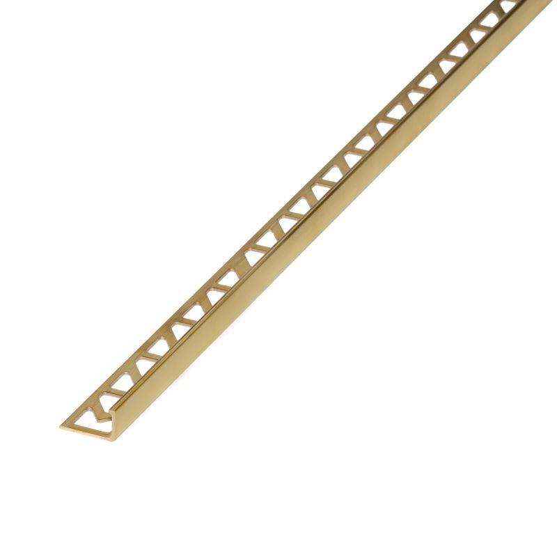 Profil mosiężny narożny Diall 10 mm typ L mosiądz 2,5 m