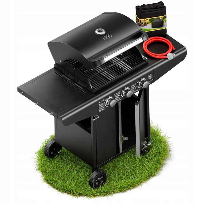 Grill Gazowy Koler Relish V1 Compact 9,6kW czarny 1 szt.