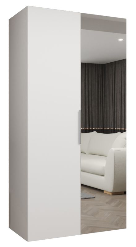 Szafa uchylna Abiks MARBELLA 2 100 wys 202 cm Biały + Kaszmir 1 szt