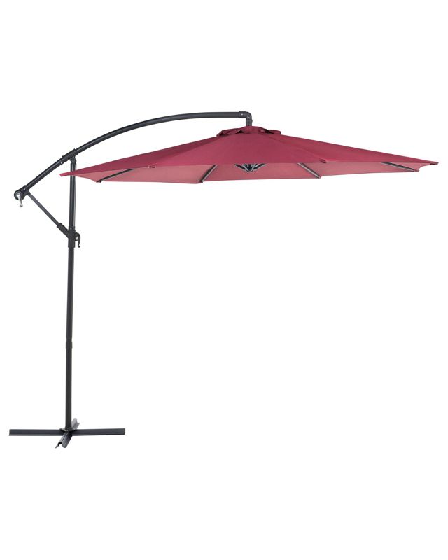 Parasol ogrodowy 300 cm burgundowy Ravenna 1 szt.