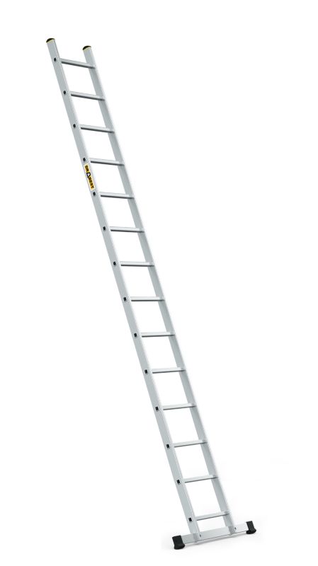 Drabina aluminiowa profesjonalna przystawna DRABEST 1x14 stopni 1szt.