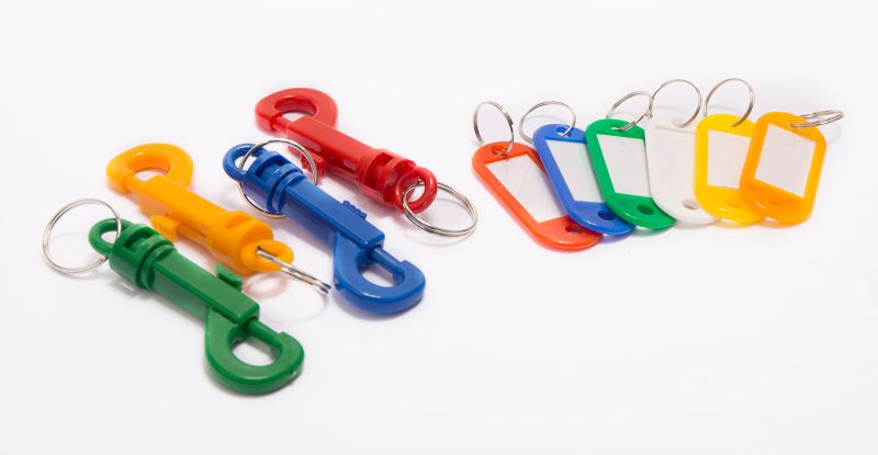 Zestaw breloków do kluczy