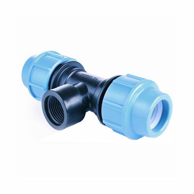 Trójnik PE Pipelife z gwintem wewnętrznym 25 mm x 1" x 25 mm