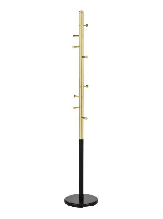 Wieszak Halmar W68 czarny/złoty 1 szt