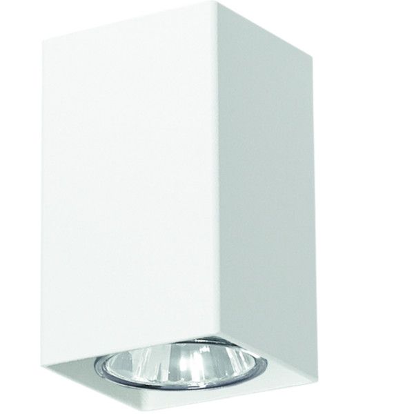 Oprawa sufitowa Lampex Nero biały 1 x GU10 x 40W IP20 wym: 6 x 6 cm - 1 szt.