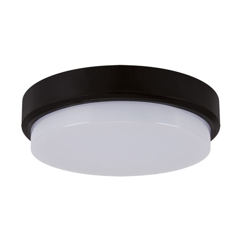 Lampa sufitowa zewnętrzna Struhm Aron czarno-biała LED 18W 4100K 1960lm IP65 wym: 5,8 x 21 x 21 cm - 1 szt.