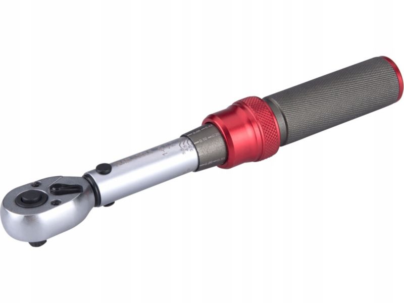 Klucz dynamometryczny Extol Premium 1/4" 72z 1-6Nm z blokadą momentu + etui 1 szt