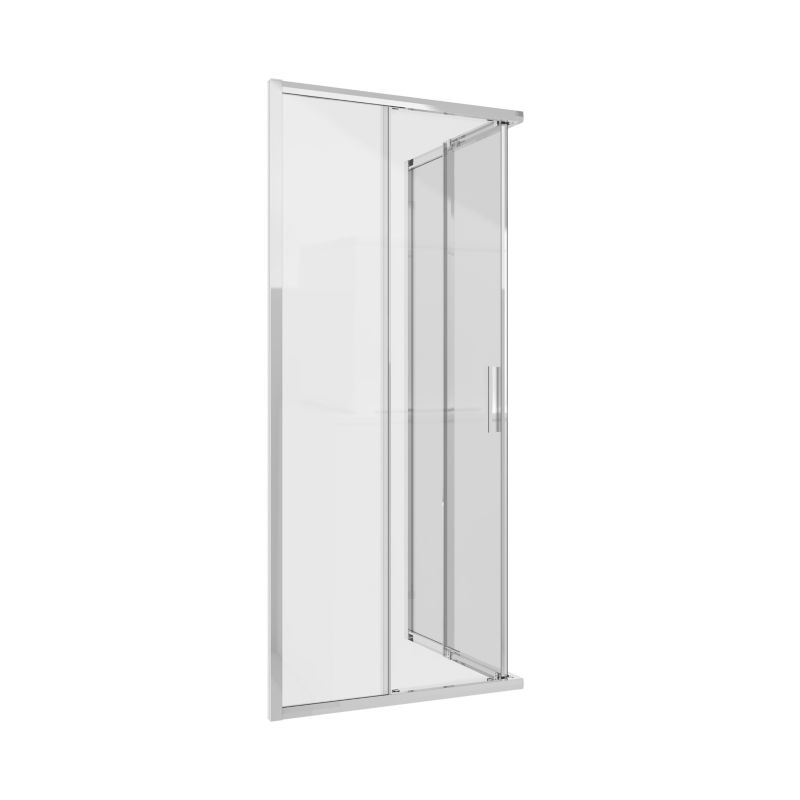 Narożna kabina prysznicowa Ravak Blix Slim BLSRV2K-90 polerowane aluminium+ szkłoTransparent