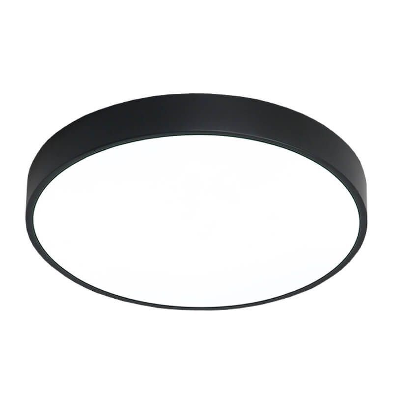 Plafon sufitowy Abigali Modern czarno-biały LED 20W 3000K 1800lm IP20 wym: 5 x 30 x 30 cm aluminium - 1 szt.