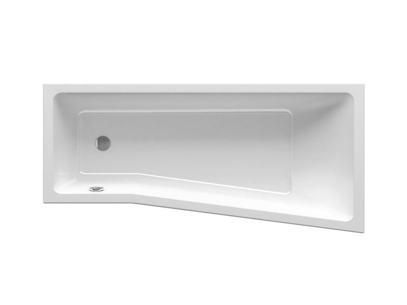 Akrylowa wanna asymetryczna Ravak BE HAPPY II 160x75 L snowwhite 1 szt