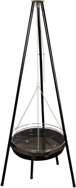 Grill węglowy wiszący 52 cm okrągły