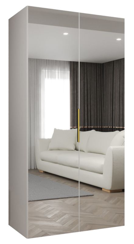 Szafa uchylna Abiks MARBELLA 3 100 wys 202 cm Biały + Złoty 1 szt