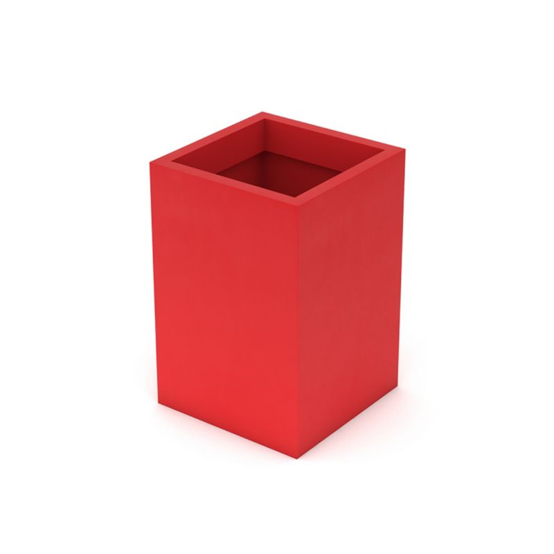 Doniczka PD Concept Do Domu Ogrodu QUADRI Czerwony 1 szt