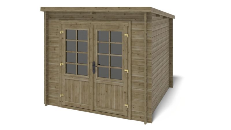 Domek ogrodowy ALTANKA 6,25 m2 - 2,50x2,50 m - 28 mm, drewniany, impregnowany, 1szt.