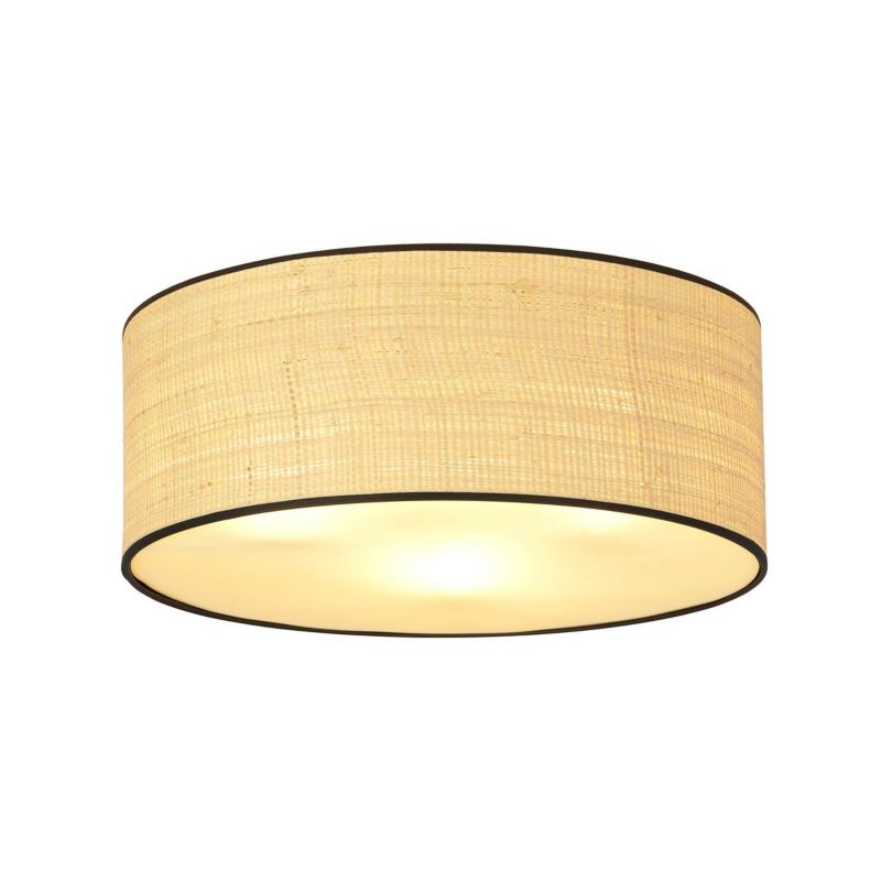 Plafon sufitowy lampa Emibig Aston czarno-brązowy 3 x E27 x 10W IP20 wym: 20 x 50 x 50 cm - 1 szt.