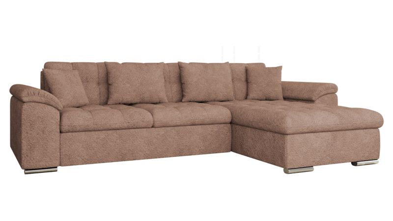 Narożnik z funkcją spania MIRJAN 24 Diana prawy brudny róż 1 szt.