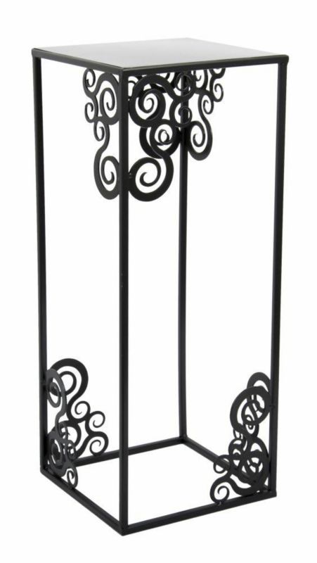 Nowoczesny Stojący Kwietnik 60 Cm Czarny