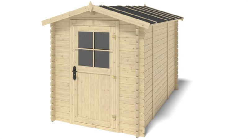 Domek ogrodowy ALTANKA 5,70 m2 - 1,90x3 m - 28 mm, drewniany, 1szt.