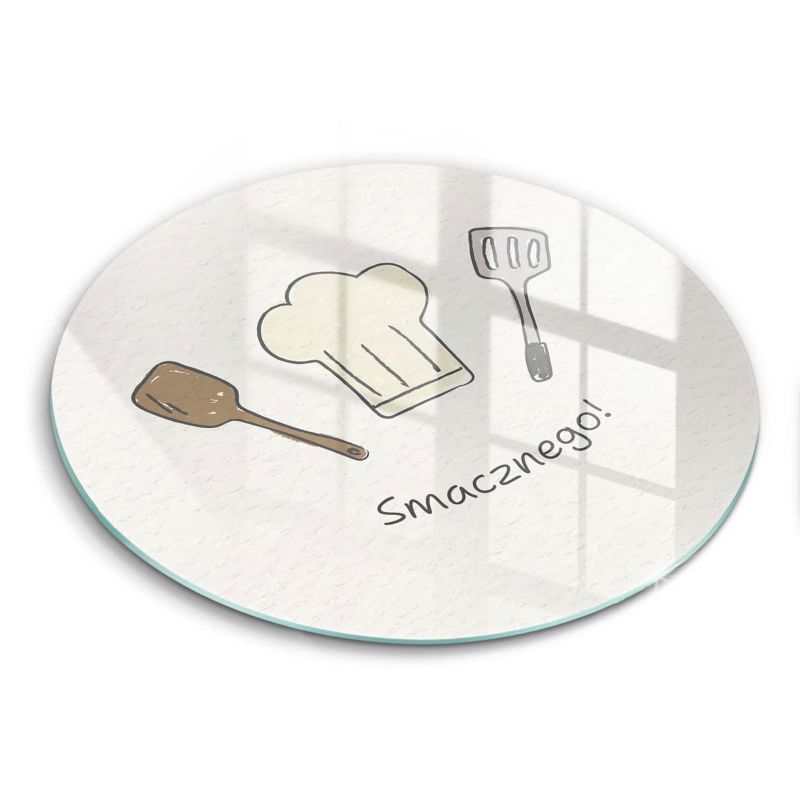 Szklana deska do krojenia Wallfluent fi30 cm Pysznego jedzonka 1 szt.