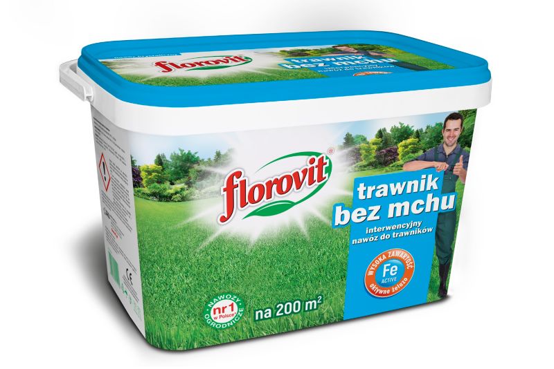 Nawóz do trawników anty mech Florovit 4 kg