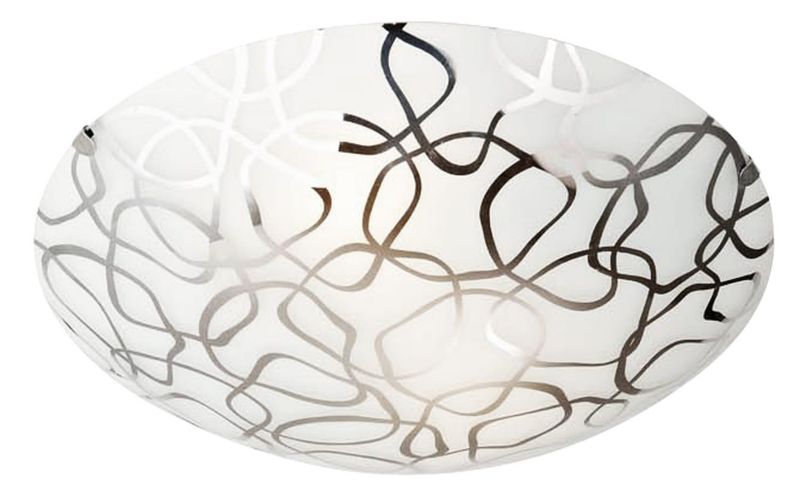 Plafon sufitowy lampa Candellux Galeo chromowany czarny 1 x E27 x IP20 wym: 9 x 30 x 30 cm - 1 szt.