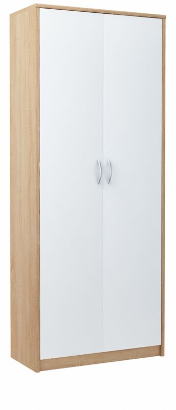 Regał biurowy Matkam R4 zamknięty Rob biały-sonoma 1 szt.