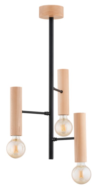 Lampa wisząca Flara 3 x E27 czarna