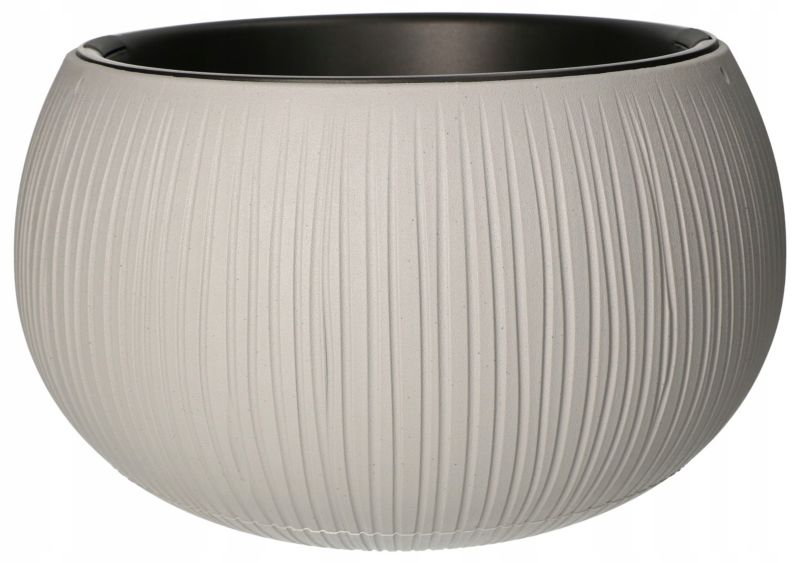 Doniczka z wkładem KOTARBAU KOTARBAU 370x220 mm imitacja betonu 1 szt.