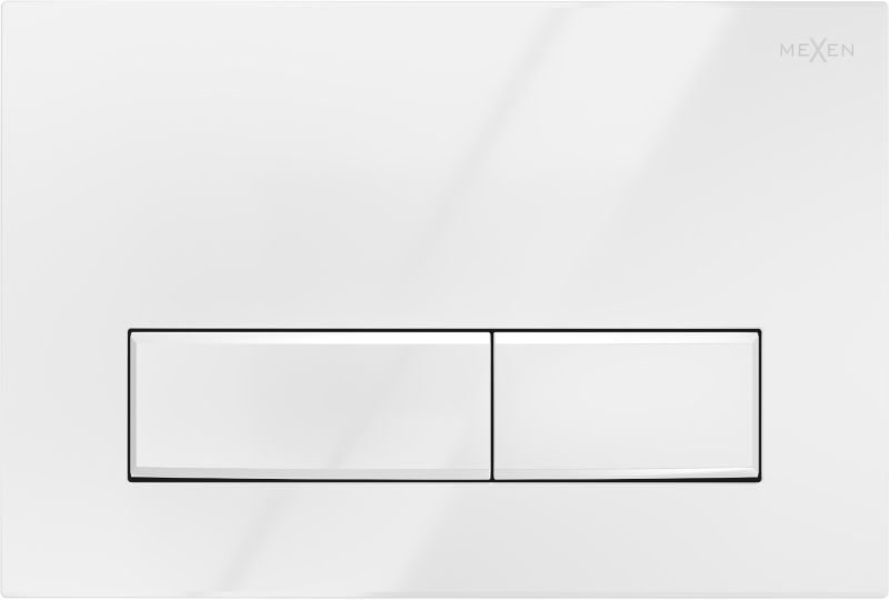 Przycisk spłukujący Mexen Fenix 09 błyszczący biały 1 szt.