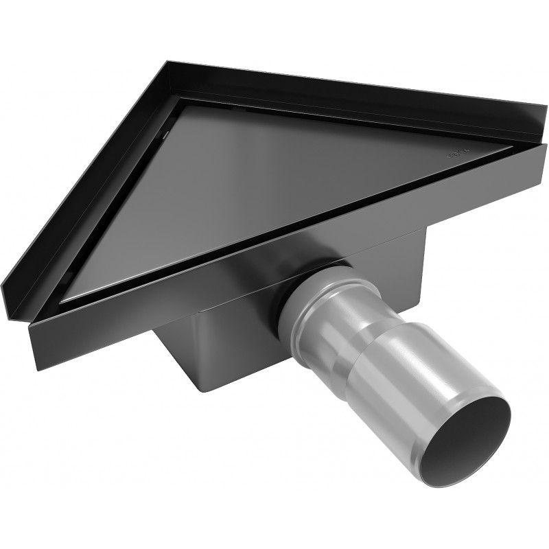 Odpływ punktowy Mexen Flat czarny 1 szt.