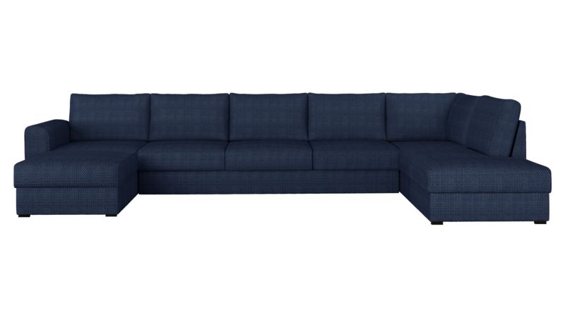 Narożnik z funkcją spania MIRJAN 24 Wilma Large prawy granatowy 1 szt.